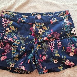 Floral Women's Shorts by An - Navy